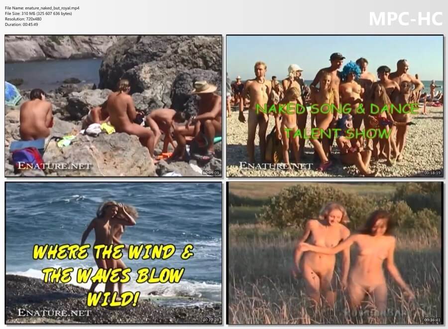 Enature - Naked royal vacation at sea - The sacred significance of the nude