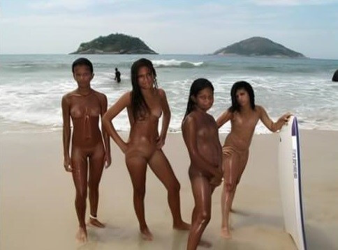 Warm Brazilian Beach Series 2 photo gallery - Growing up on a nudist beach