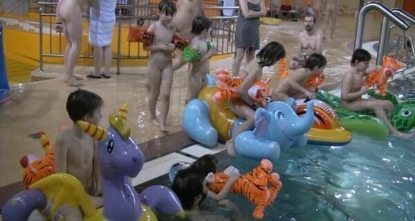 Indoor water runners 1 Full HD video - Striving for harmony with nature—its okay to be a little naked