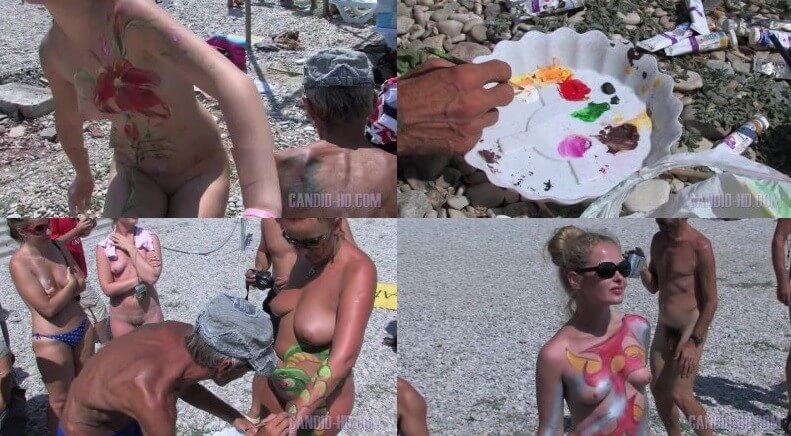 Body Art Festival 2008 Part 1 - Love for oneself and the environment are important values in naturism and nudism