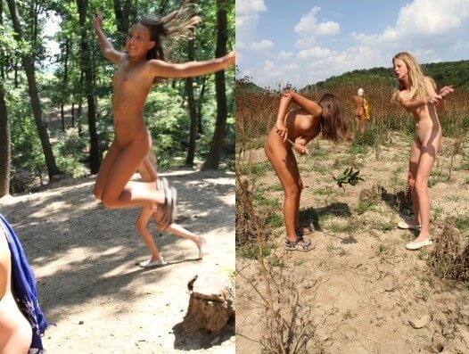 Sailing Ship Family photos - Advocates of naturism and nudism live in harmony with nature