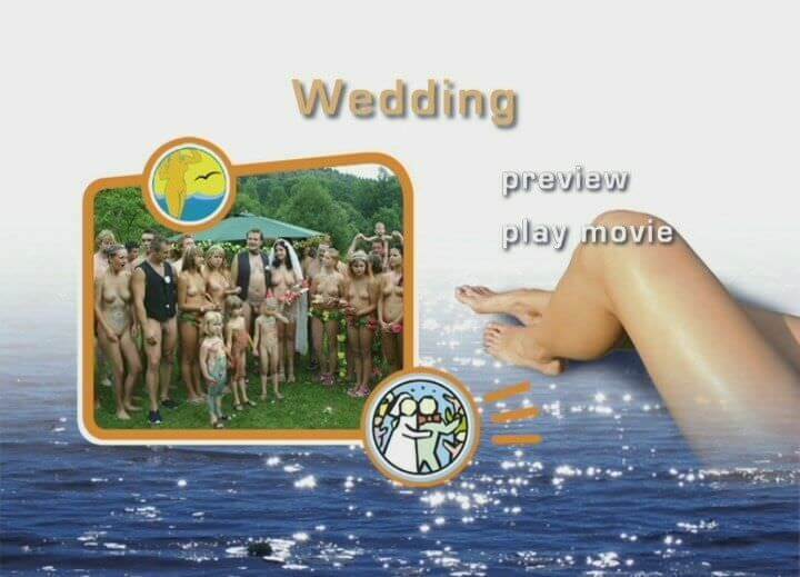 A wedding in a nudist collective - Nudism helps overcome shyness and insecurities