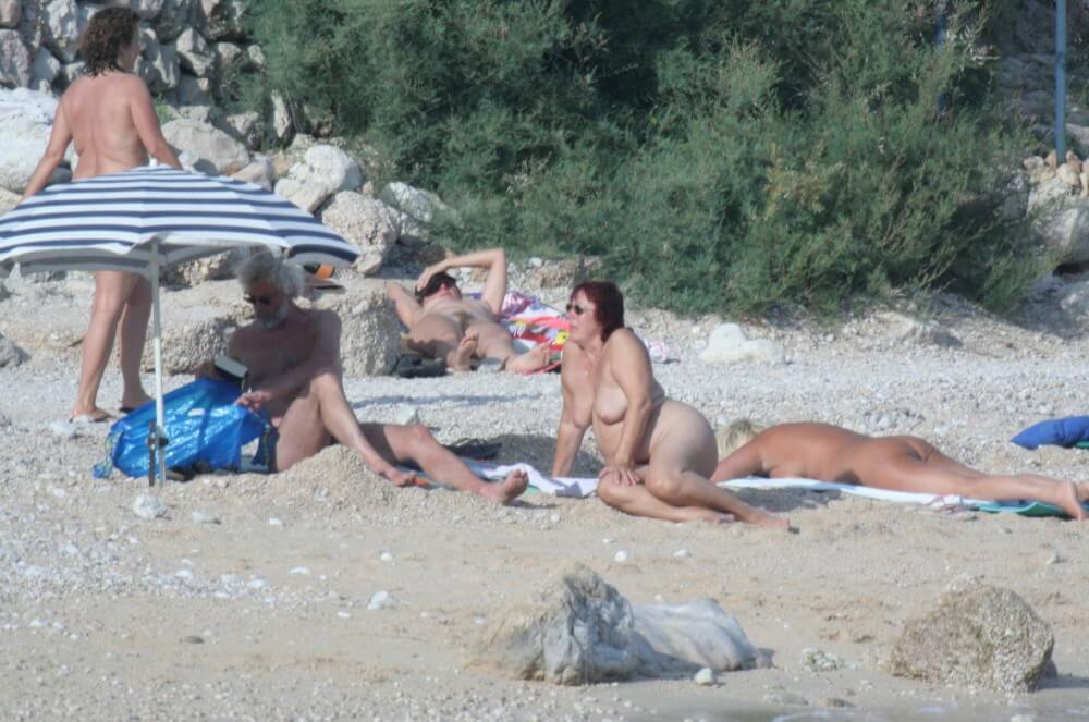 Croatian Baska Beach pics - Nudism is part of life