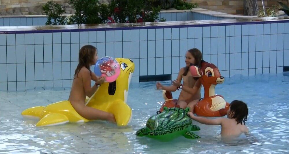 Aqua Extravaganza 1 Full HD - Harmony and balance are important in this nudist culture