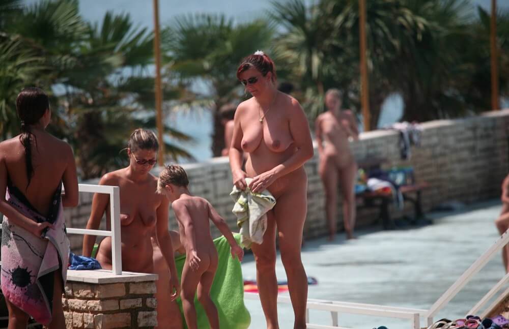 Boardwalk Biking pics - A person without clothes is closer to the wild