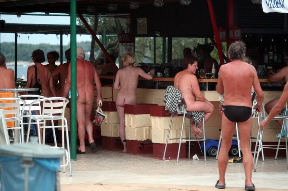 Outdoor diner view - Living in harmony with nature is the primary goal of the naturist and nudist lifestyle