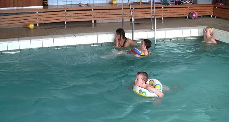 Swimming center club Full HD - Nudity fosters the development of trust and sincere relationships
