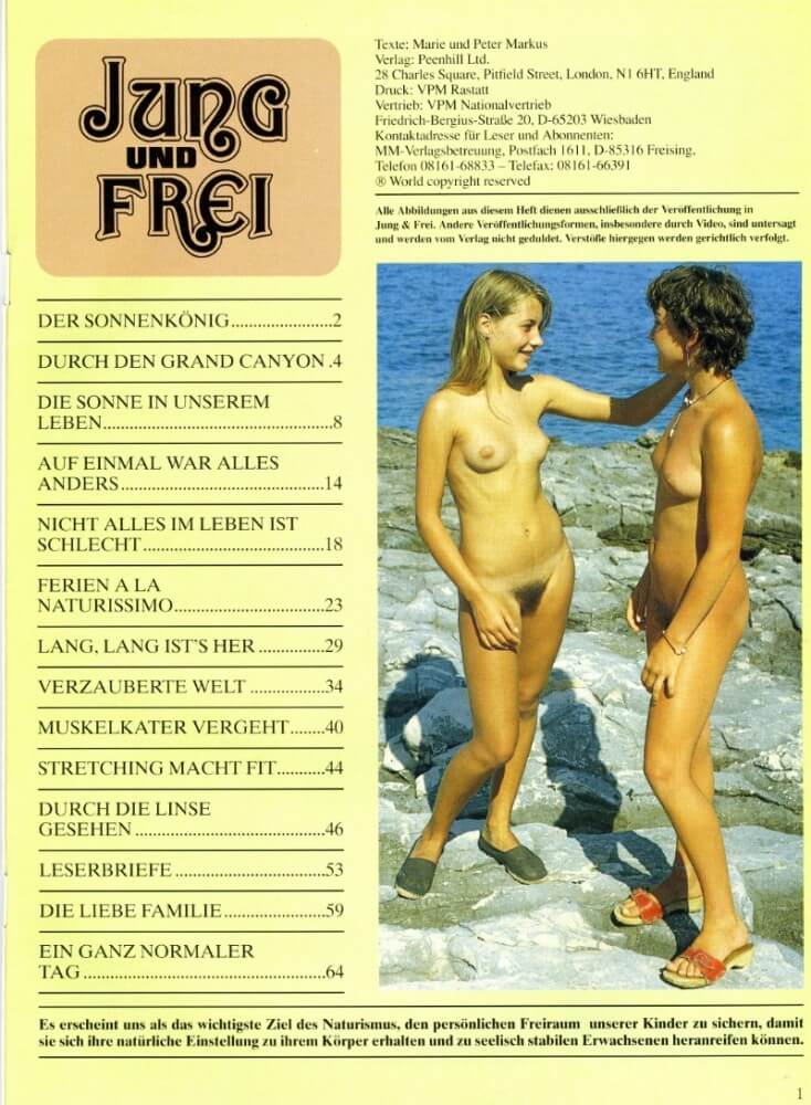 Jung und Frei Nr 76 - What exactly is nudism?