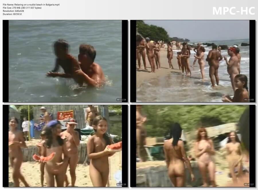 Relaxing on a nudist beach in Bulgaria - Nudity fosters trust and mutual understanding among people