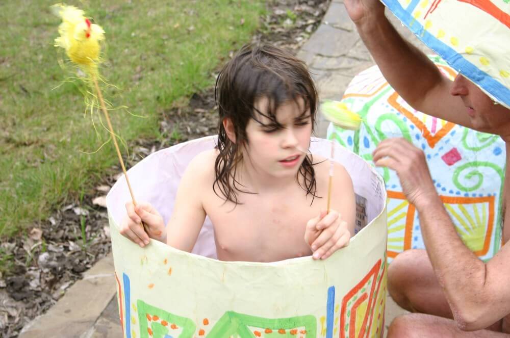 Easter 2X Eggs Outdoors photos - The concept that the naked body is part of the natural world and deserves respect is important
