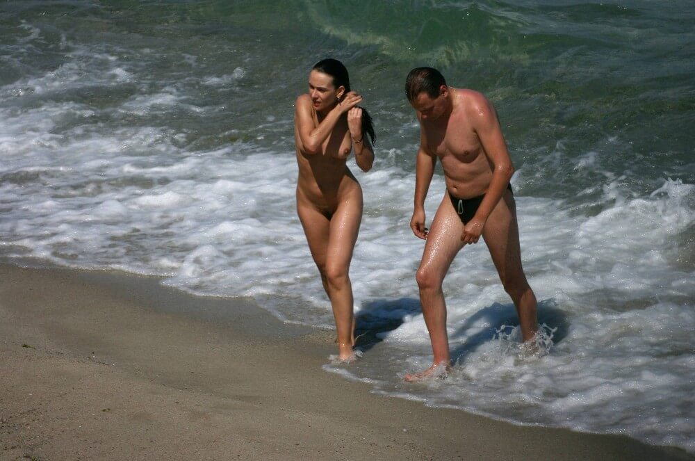 Bulgarian Beach Day Series - A nudist values the connection with nature and the human body