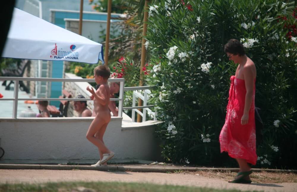Naturist Pool Walkaround pics - Private nudist club