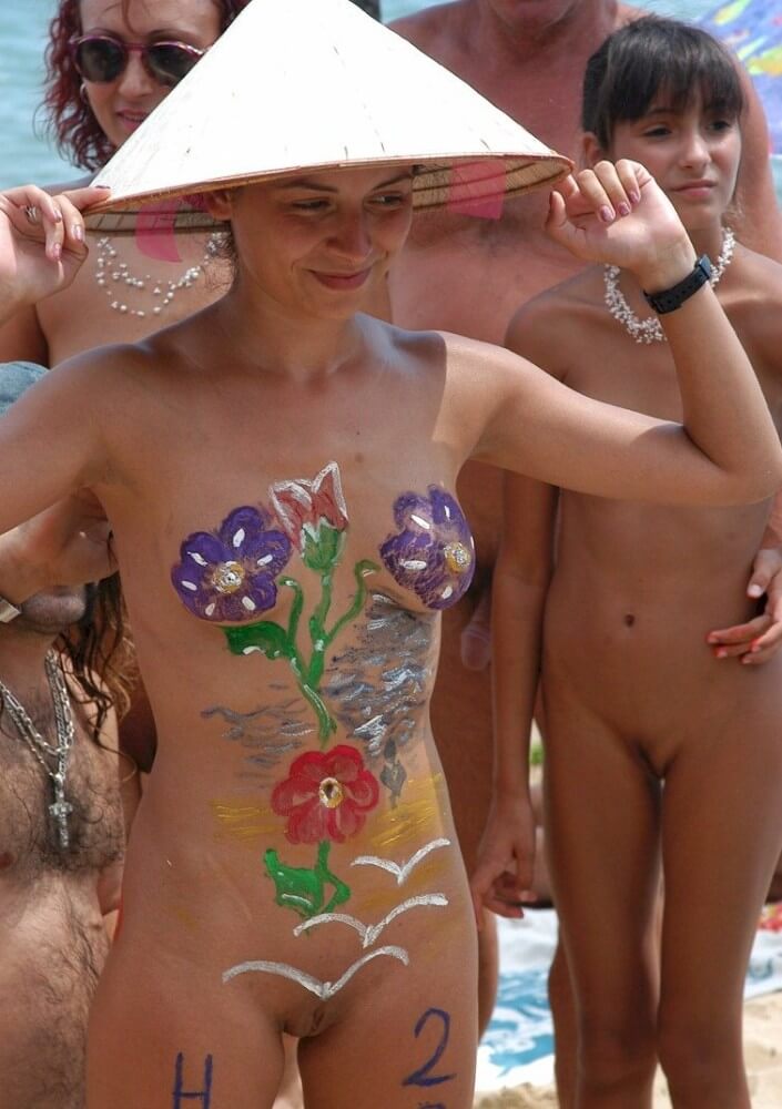 Nudist gathering on the beach video - Nudism and natural harmony