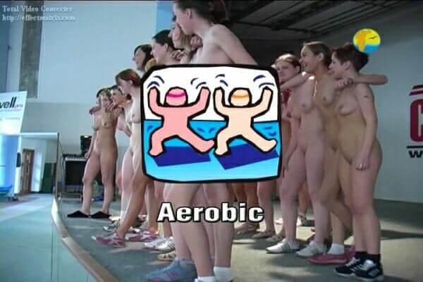 Naturist Freedom: Aerobic - Living freely and naturally is the dream of naturism and nudism advocates