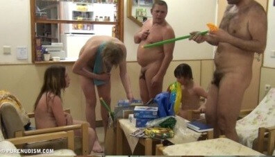Pool jacuzzi and paints Full HD - Nudism is an expression of freedom and individuality