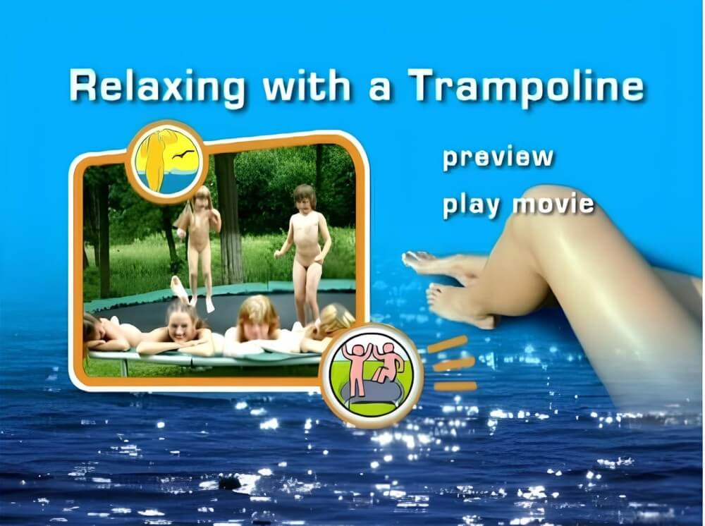 Naturist Freedom: Relaxing with a trampoline DVD - Naturism enthusiasts choose the natural world