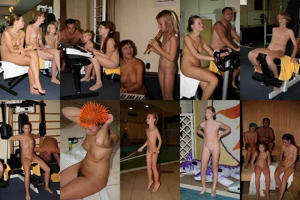 Sports, health and beauty photos - In our home, we are all nudists
