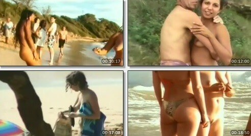 A real nude beach video - Nudism is often equated with naturism