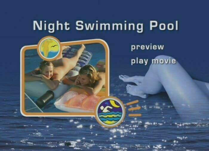 Naturist Freedom: Night swimming pool - Nudity is perceived as a natural aspect of life
