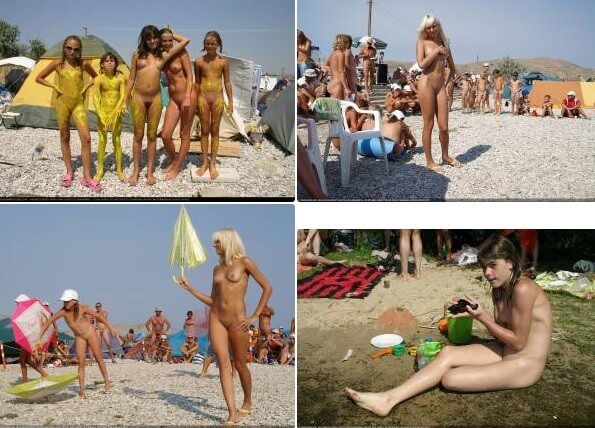 Beautiful Princesses On The Sea photos - Public nudism