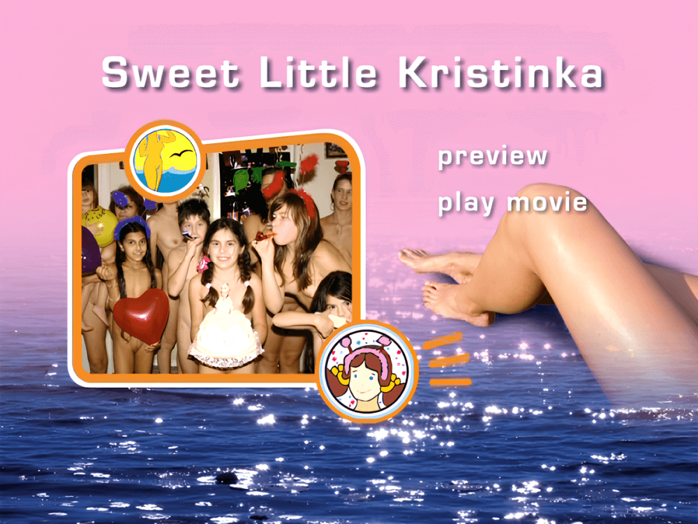 Naturist Freedom: Sweet Little Kristinka  DVD - Freedom as the core principle of naturism