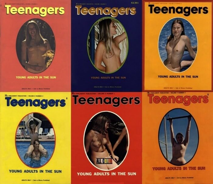 Teenagers magazines: Young adults in the sun - In our home, we are all nudists